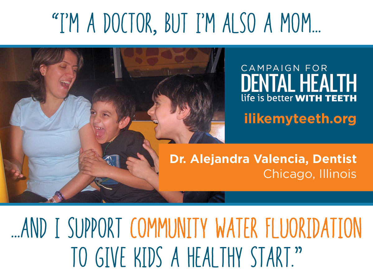 community water fluoridation supported by moms
